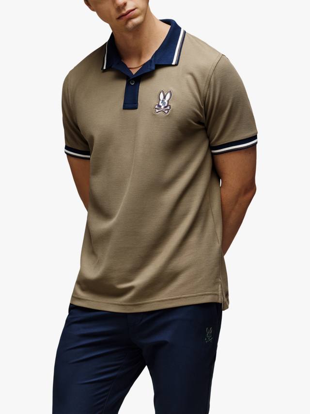 Wade хлопковая пике короткий рукав поло Psycho Bunny, Dusky Green
Wade хлопковая пике короткий рукав поло Psycho Bunny, Dusky Green