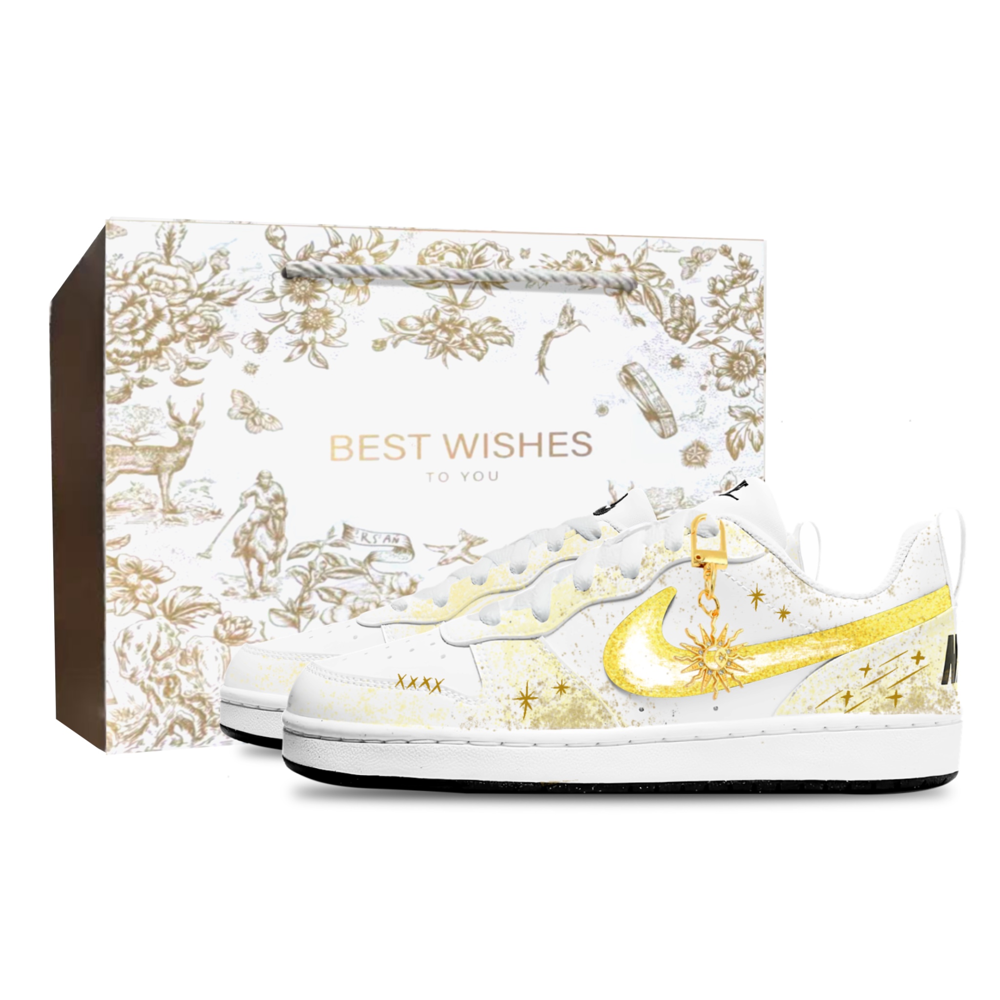 Кроссовки для скейтбординга Court Borough из искусственной кожи, устойчивые к истиранию, низкие, детские, унисекс Nike, белый & золото
Кроссовки для скейтбординга Court Borough из искусственной кожи, устойчивые к истиранию, низкие, детские, унисекс Nike, белый & золото