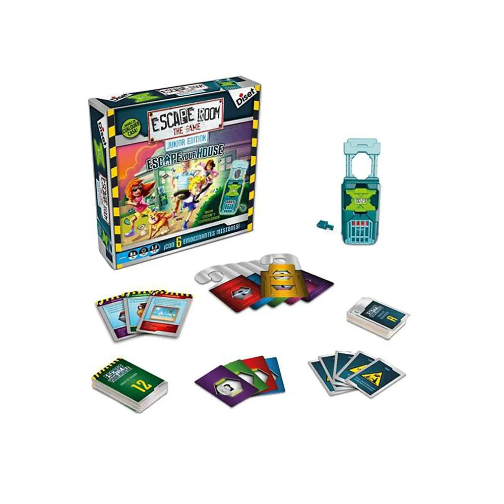 Детская настольная игра Diset Escape Room Junior Works As A Team And Solves The Enigmas, мультиколор
Детская настольная игра Diset Escape Room Junior Works As A Team And Solves The Enigmas, мультиколор