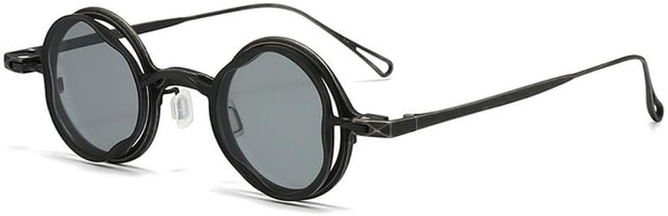 Женские солнцезащитные очки с застежкой-клипсой из чистого титана, модные круглые солнцезащитные очки в винтажном стиле, стильные мужские солнцезащитные очки MTZJH, Black
Женские солнцезащитные очки с застежкой-клипсой из чистого титана, модные круглые солнцезащитные очки в винтажном стиле, стильные мужские солнцезащитные очки MTZJH, Black