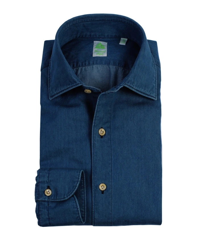 Джинсовая рубашка Gaeta Finamore, синий 
Джинсовая рубашка Gaeta Finamore, синий