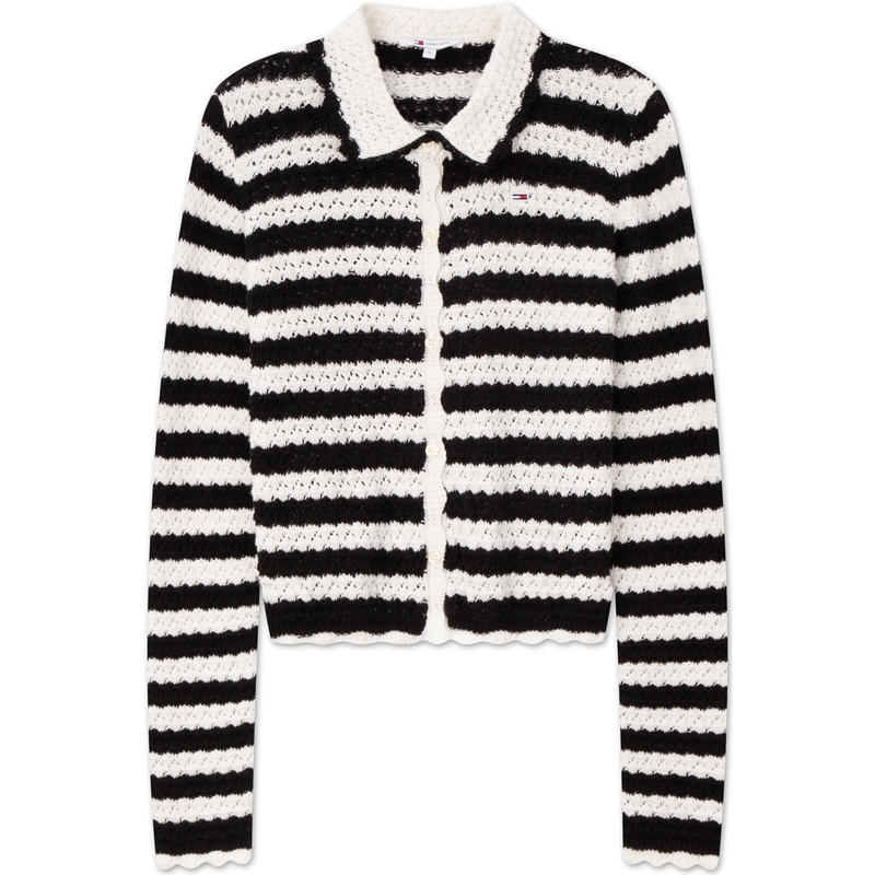 Tommy Hilfiger Топ Women's Black White Stripes
Tommy Hilfiger Топ Women's Black White Stripes