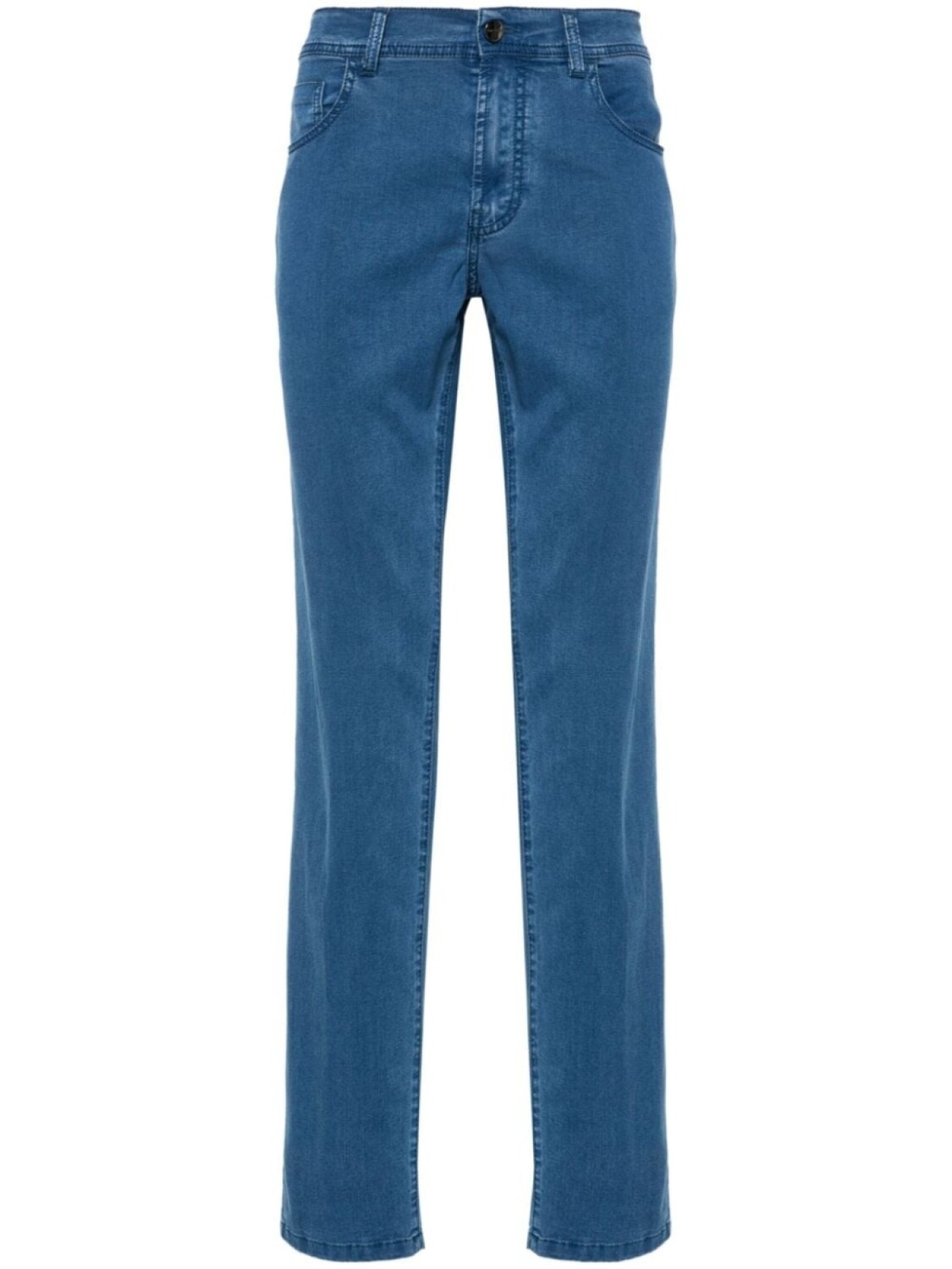 Canali джинсы средней посадки с нашивкой-логотипом, синий
Canali джинсы средней посадки с нашивкой-логотипом, синий