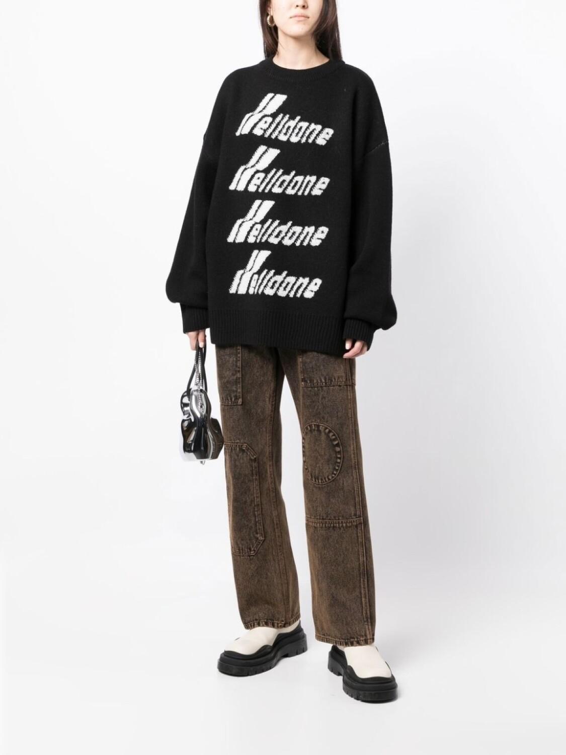 We11done джемпер с вышитым логотипом, черный
We11done джемпер с вышитым логотипом, черный