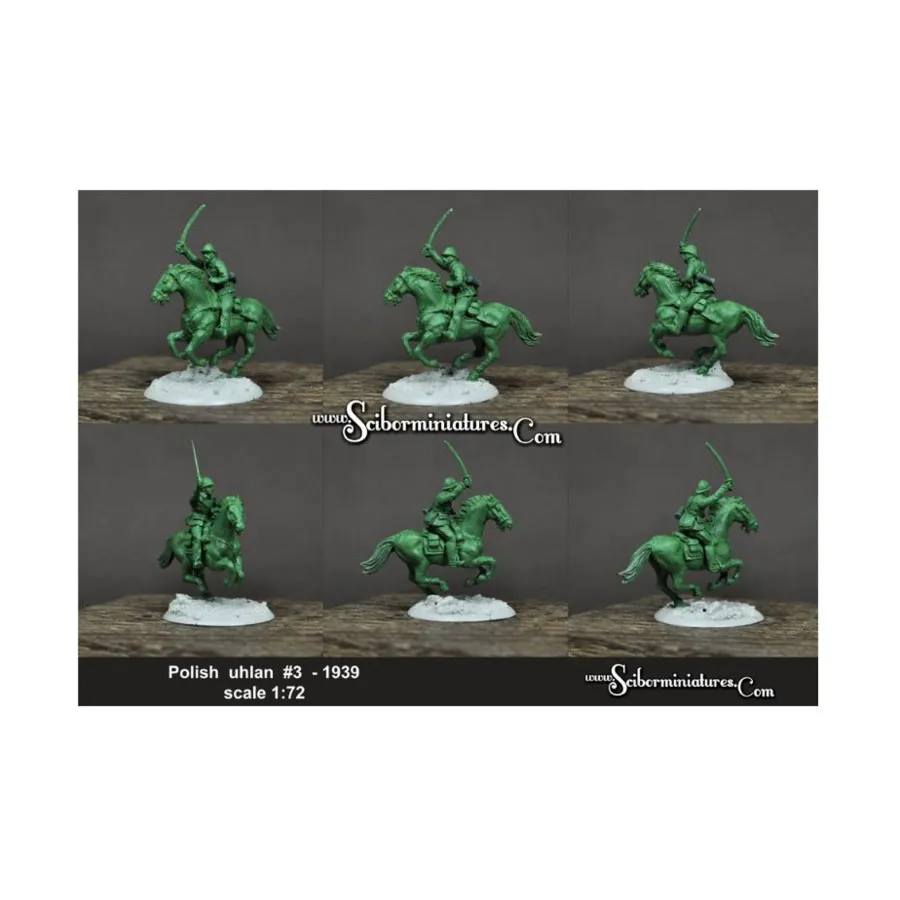 Польские уланы, комплект №3, 1939 г., Historical Miniatures - Polish (1:72) (Scibor Monstrous Miniatures)
Польские уланы, комплект №3, 1939 г., Historical Miniatures - Polish (1:72) (Scibor Monstrous Miniatures)