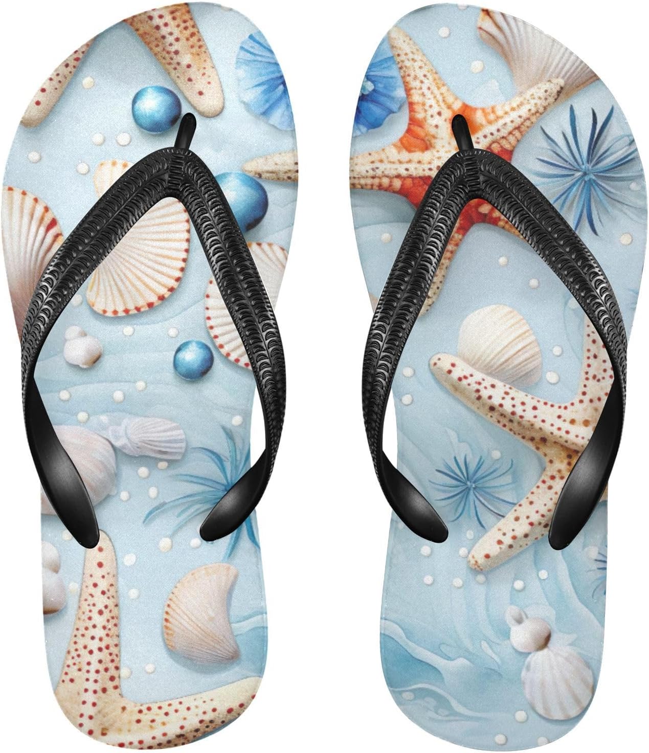 Пляжные летние сандалии Seashell Starfish для женщин и мужчин, шлепанцы для душа Kfbe
Пляжные летние сандалии Seashell Starfish для женщин и мужчин, шлепанцы для душа Kfbe