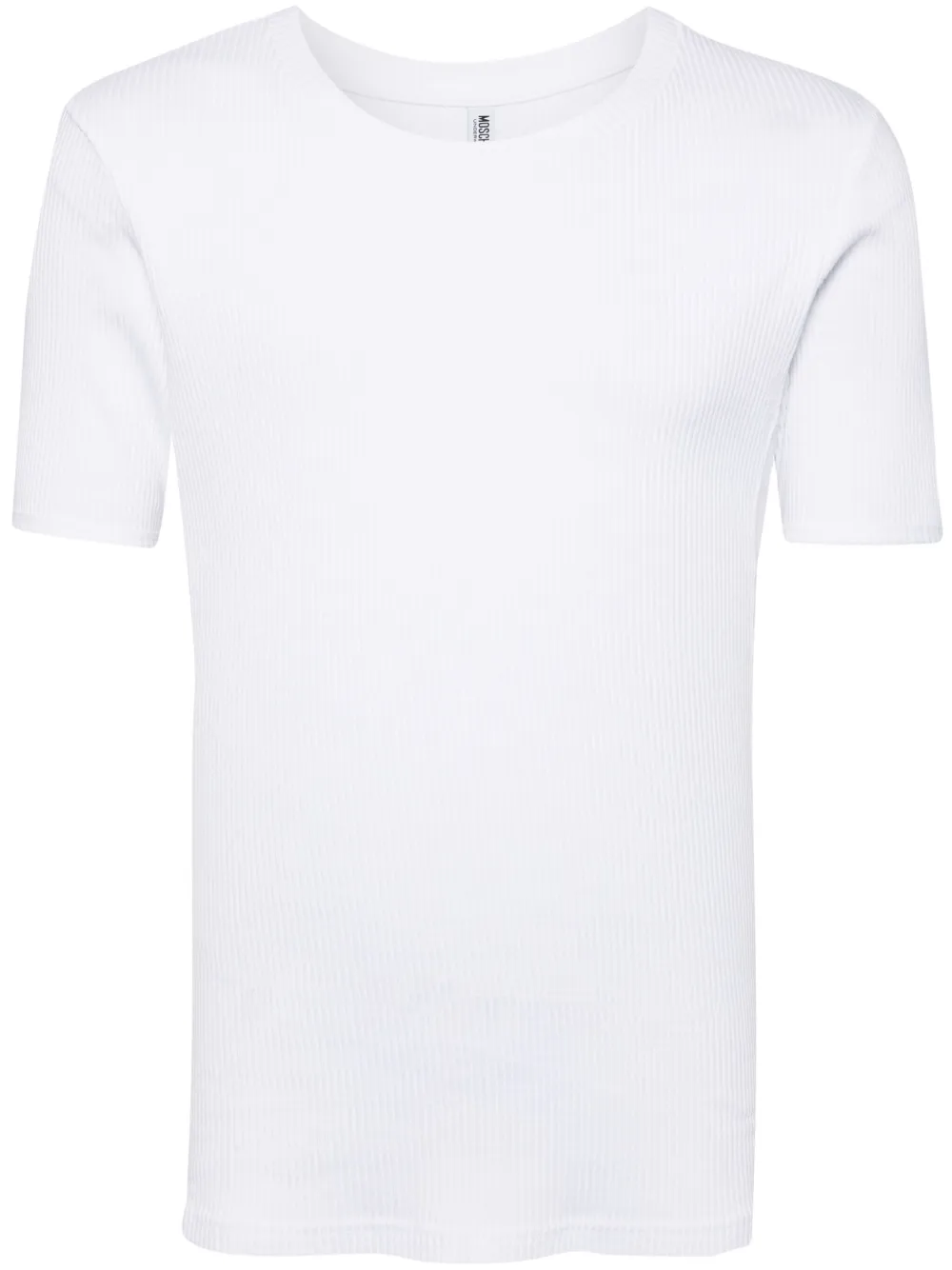 Футболка в рубчик с логотипом Moschino, белый
Футболка в рубчик с логотипом Moschino, белый