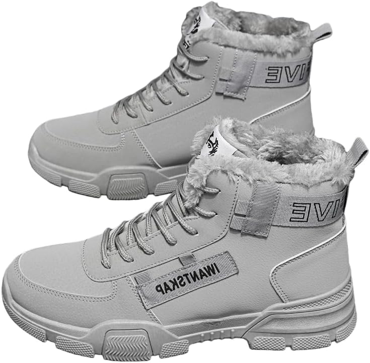 Мужские модные теплые кроссовки Hhhchpm - повседневные и стильные, с утолщенной подошвой для увеличения роста, противоскользящие и прочные, зимние теплые ботинки, серый
Мужские модные теплые кроссовки Hhhchpm - повседневные и стильные, с утолщенной подошвой для увеличения роста, противоскользящие и прочные, зимние теплые ботинки, серый