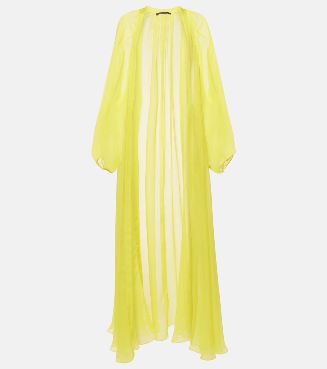 Пальто Medicea из шелкового шифона Max Mara, Limone 
Пальто Medicea из шелкового шифона Max Mara, Limone