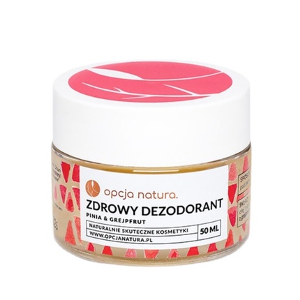 Дезодорант Healthy Ананас и Грейпфрут 50 мл Opcja Natura
Дезодорант Healthy Ананас и Грейпфрут 50 мл Opcja Natura
