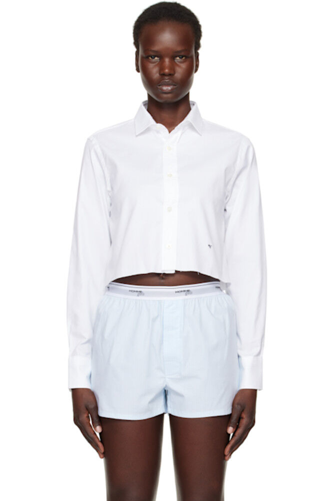 Белая укороченная рубашка HommeGirls 
Белая укороченная рубашка HommeGirls