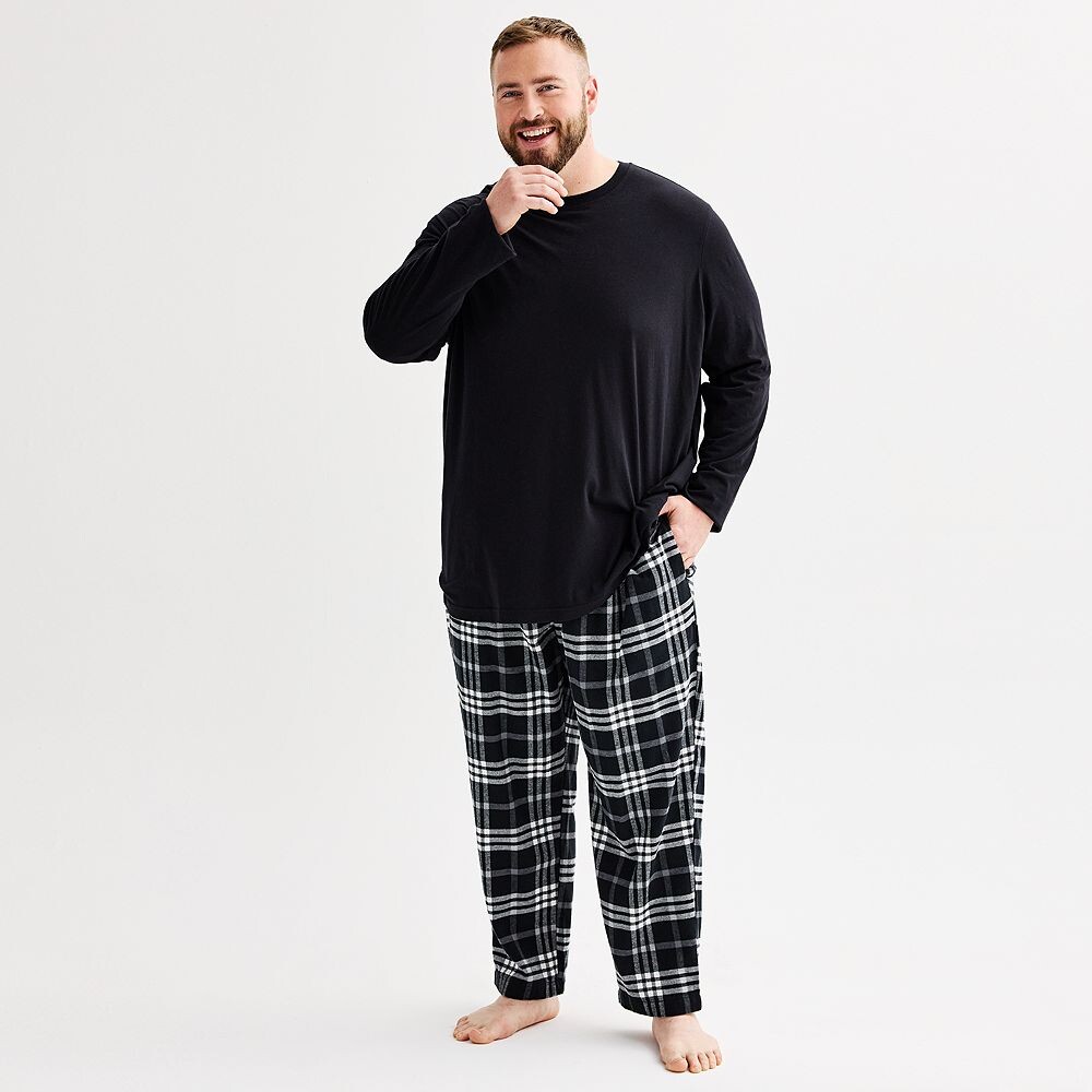 Big & Tall Sonoma Goods For Life Комплект из 2 пижамных топов с длинными рукавами и фланелевых пижамных штанов, цвет Black Windowpane
Big & Tall Sonoma Goods For Life Комплект из 2 пижамных топов с длинными рукавами и фланелевых пижамных штанов, цвет Black Windowpane