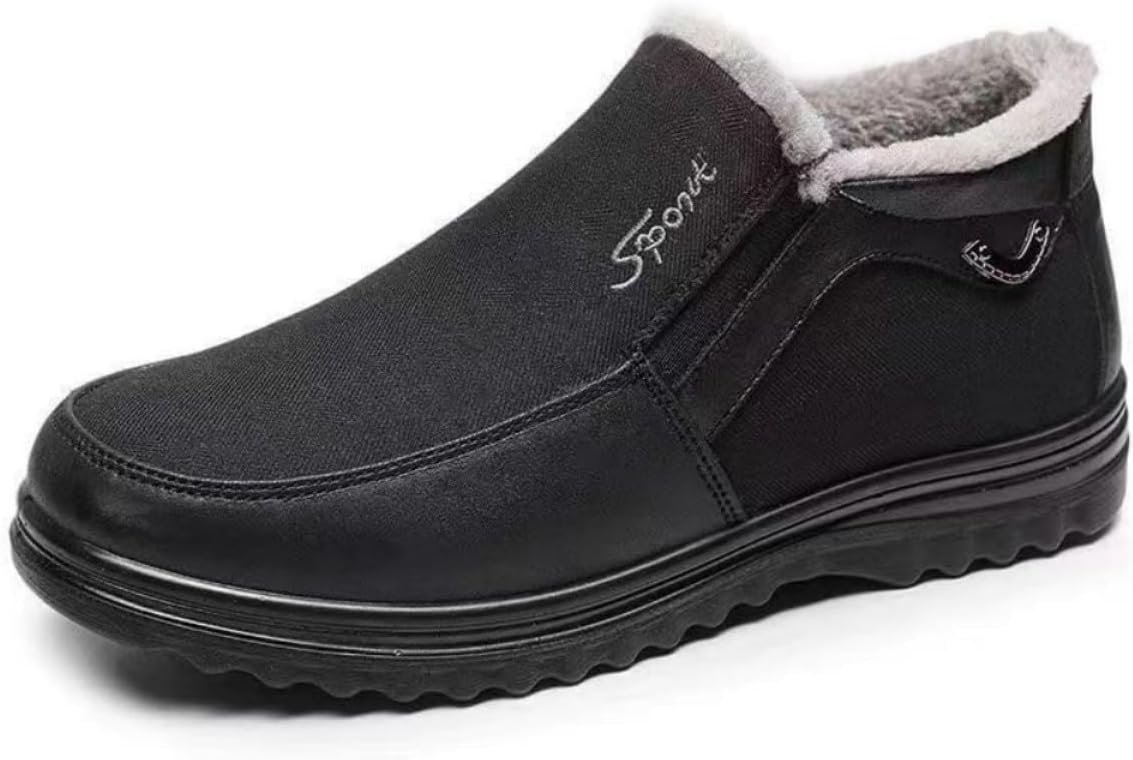 Мужские зимние ботинки ZDLJLY, утепленные ботинки с меховой подкладкой, противоскользящие ботильоны на каждый день, удобные теплые обувь для улицы Zdljyl, черный
Мужские зимние ботинки ZDLJLY, утепленные ботинки с меховой подкладкой, противоскользящие ботильоны на каждый день, удобные теплые обувь для улицы Zdljyl, черный