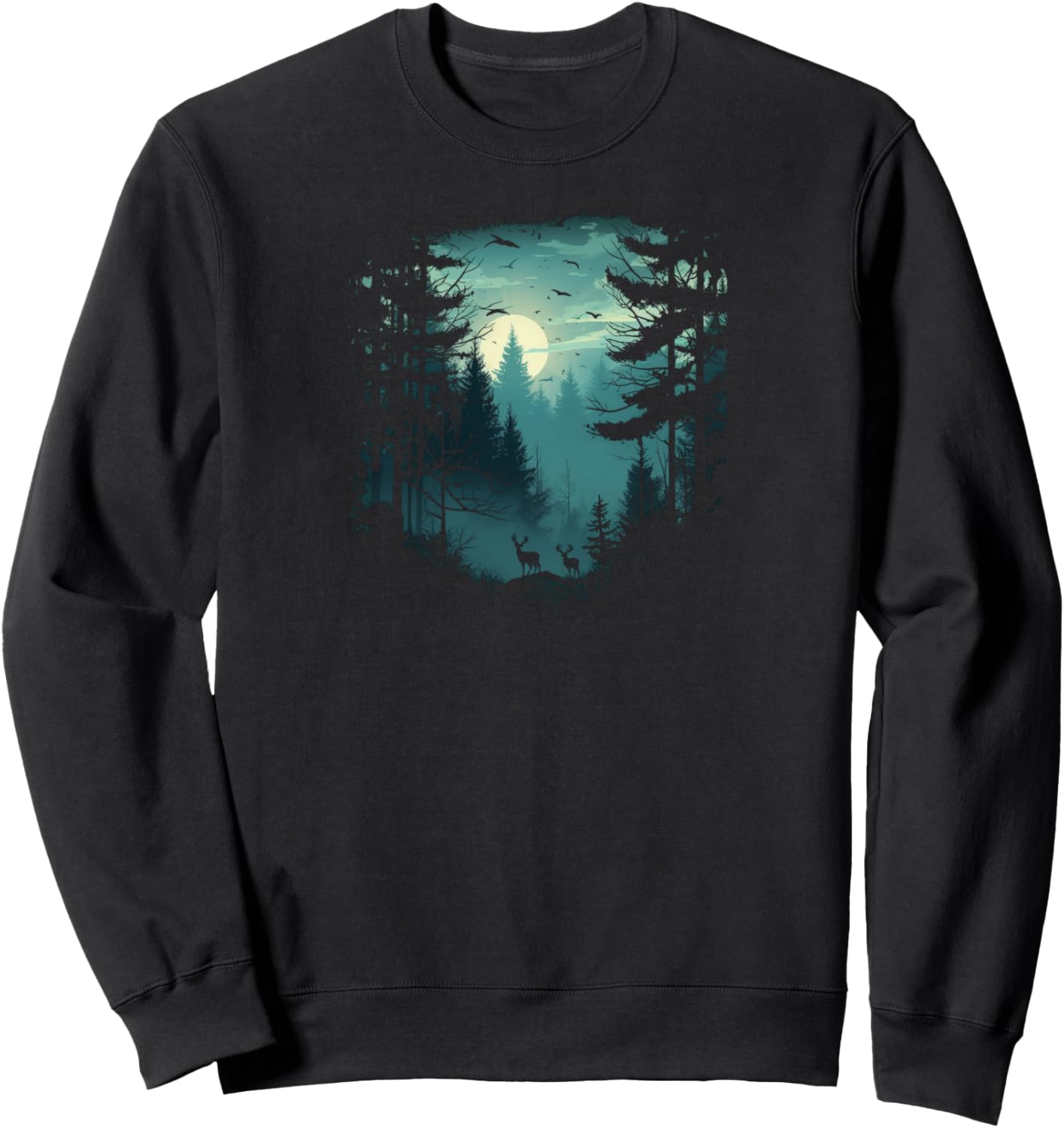 Толстовка с изображением оленя в лесу Deer In Forest Apparel, черный
Толстовка с изображением оленя в лесу Deer In Forest Apparel, черный