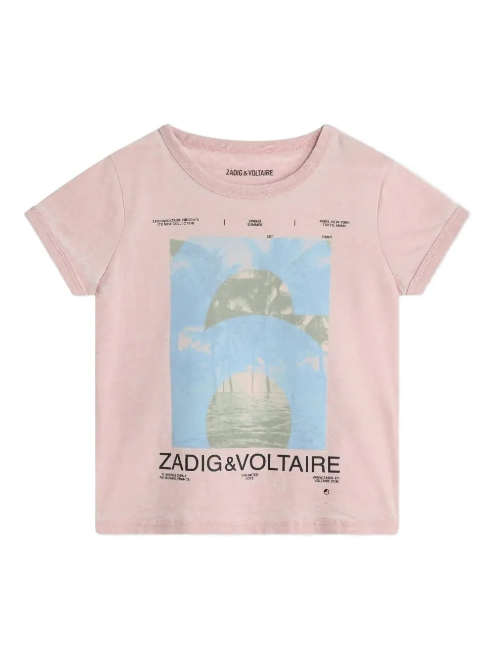 Футболка с графичным принтом-логотипом Zadig & Voltaire Kids, розовый
Футболка с графичным принтом-логотипом Zadig & Voltaire Kids, розовый