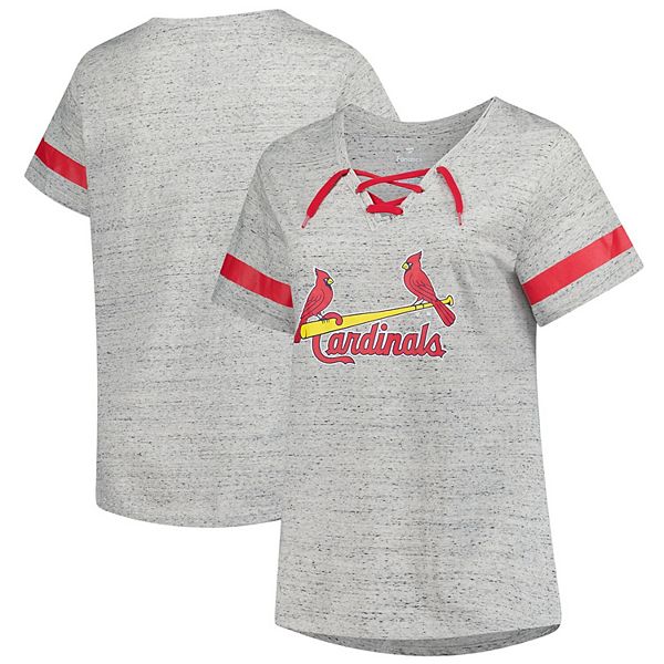 Женская футболка raglan с кружевной шнуровкой fleck st louis cardinals в цвете heather gray Profile
Женская футболка raglan с кружевной шнуровкой fleck st louis cardinals в цвете heather gray Profile