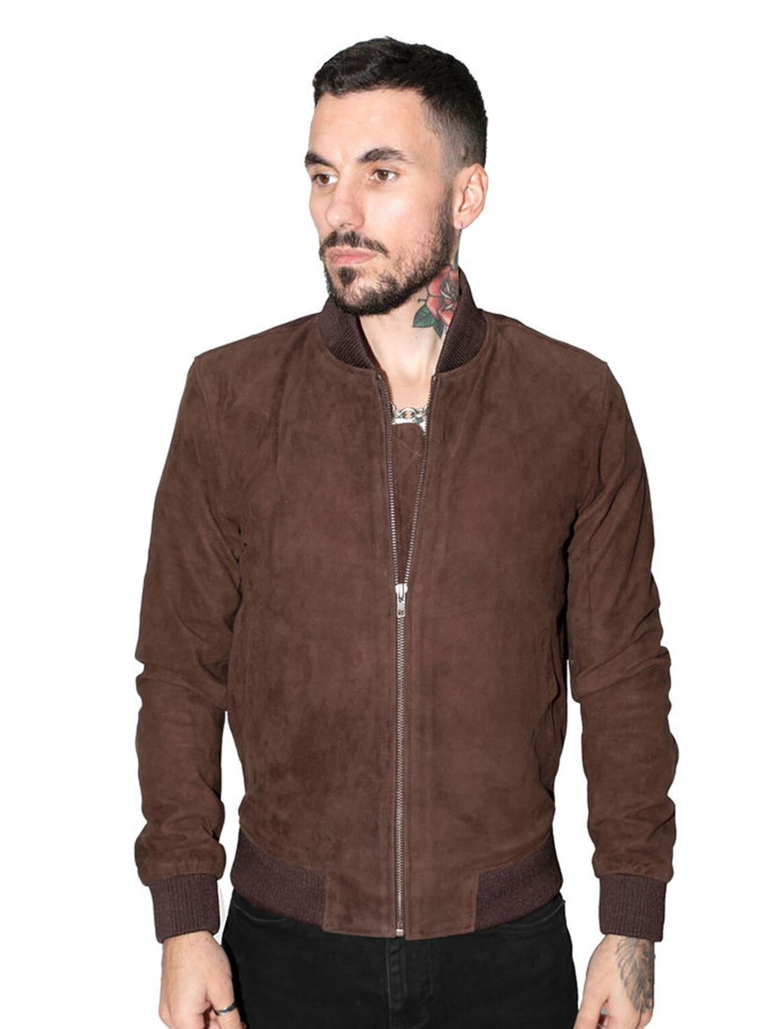Университетский кожаный бомбер из козьей замши в стиле ретро athens Infinity Leather, коричневый
Университетский кожаный бомбер из козьей замши в стиле ретро athens Infinity Leather, коричневый
