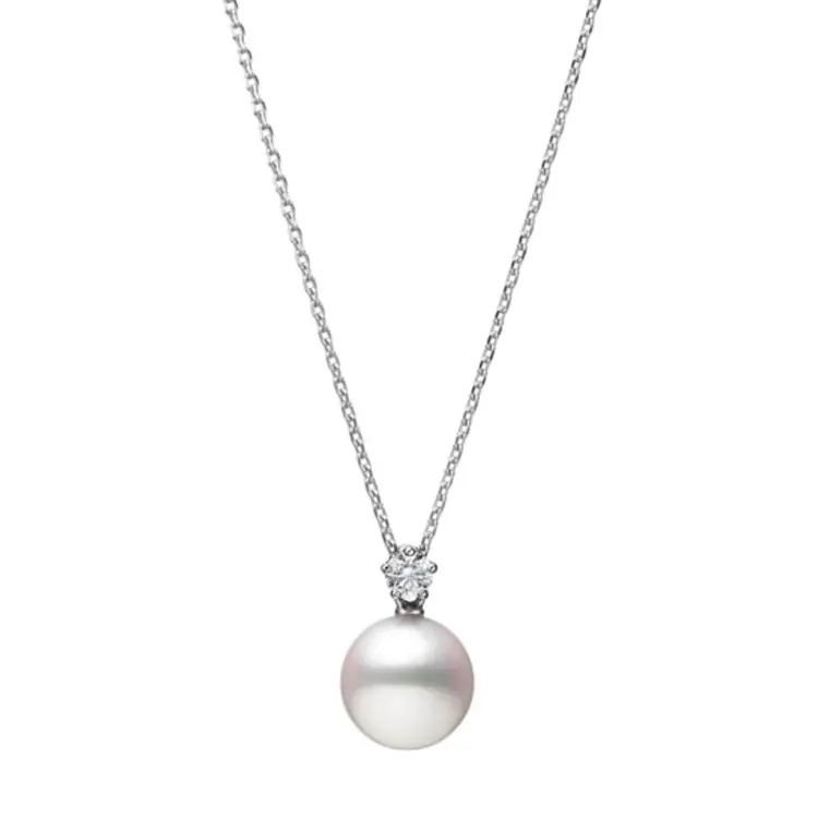 MIKIMOTO Жемчужное бриллиантовое ожерелье unisex silver
MIKIMOTO Жемчужное бриллиантовое ожерелье unisex silver