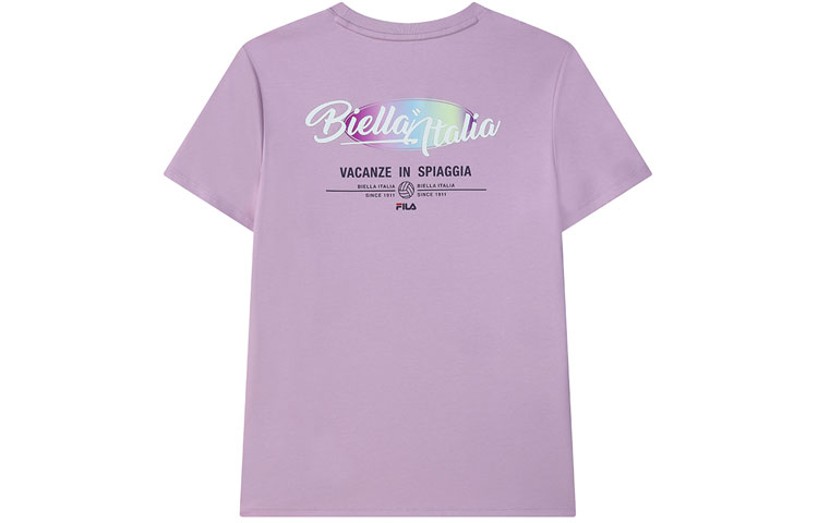 Футболка женская ванильно-фиолетовая FILA
Футболка женская ванильно-фиолетовая FILA