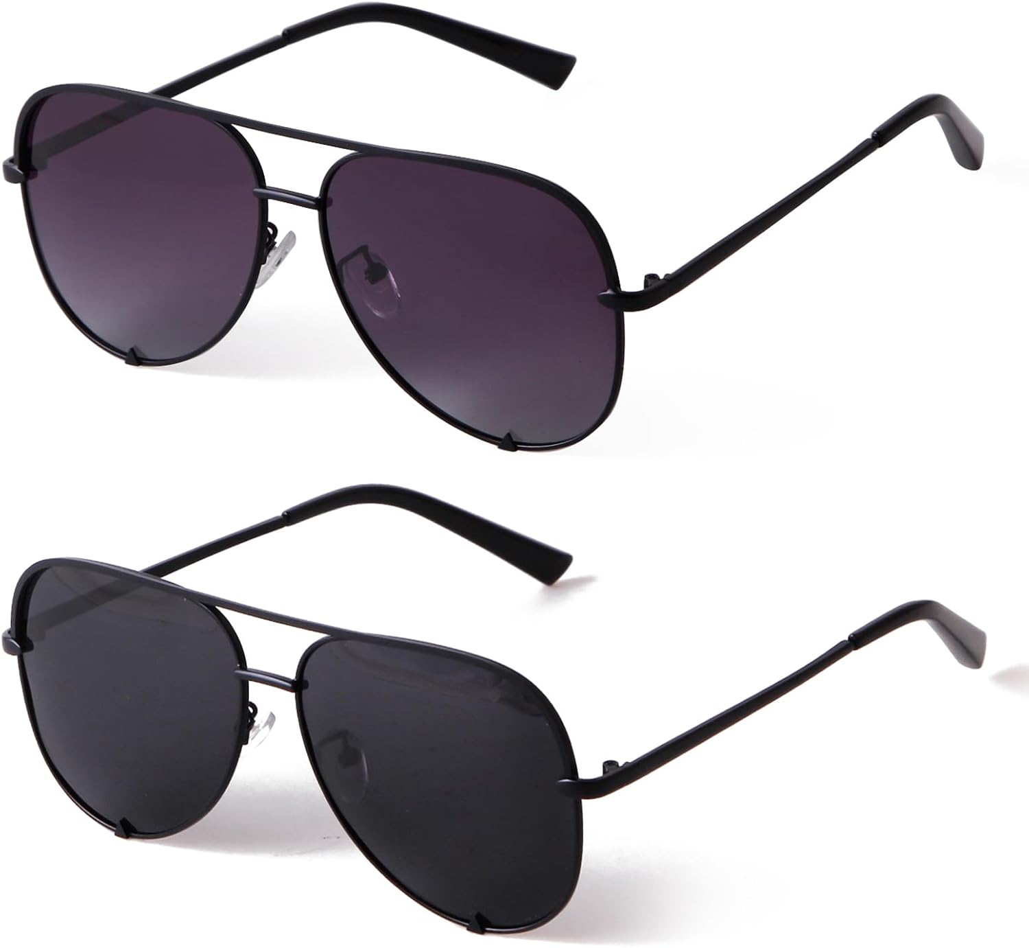 Солнцезащитные очки-авиаторы SORVINO большого размера для женщин и мужчин, модные, в стиле ретро, объемные, черные, с эффектом потертости, классическая защита от УФ-излучения, 2pack-black+faded(polarized)
Солнцезащитные очки-авиаторы SORVINO большого размера для женщин и мужчин, модные, в стиле ретро, объемные, черные, с эффектом потертости, классическая защита от УФ-излучения, 2pack-black+faded(polarized)