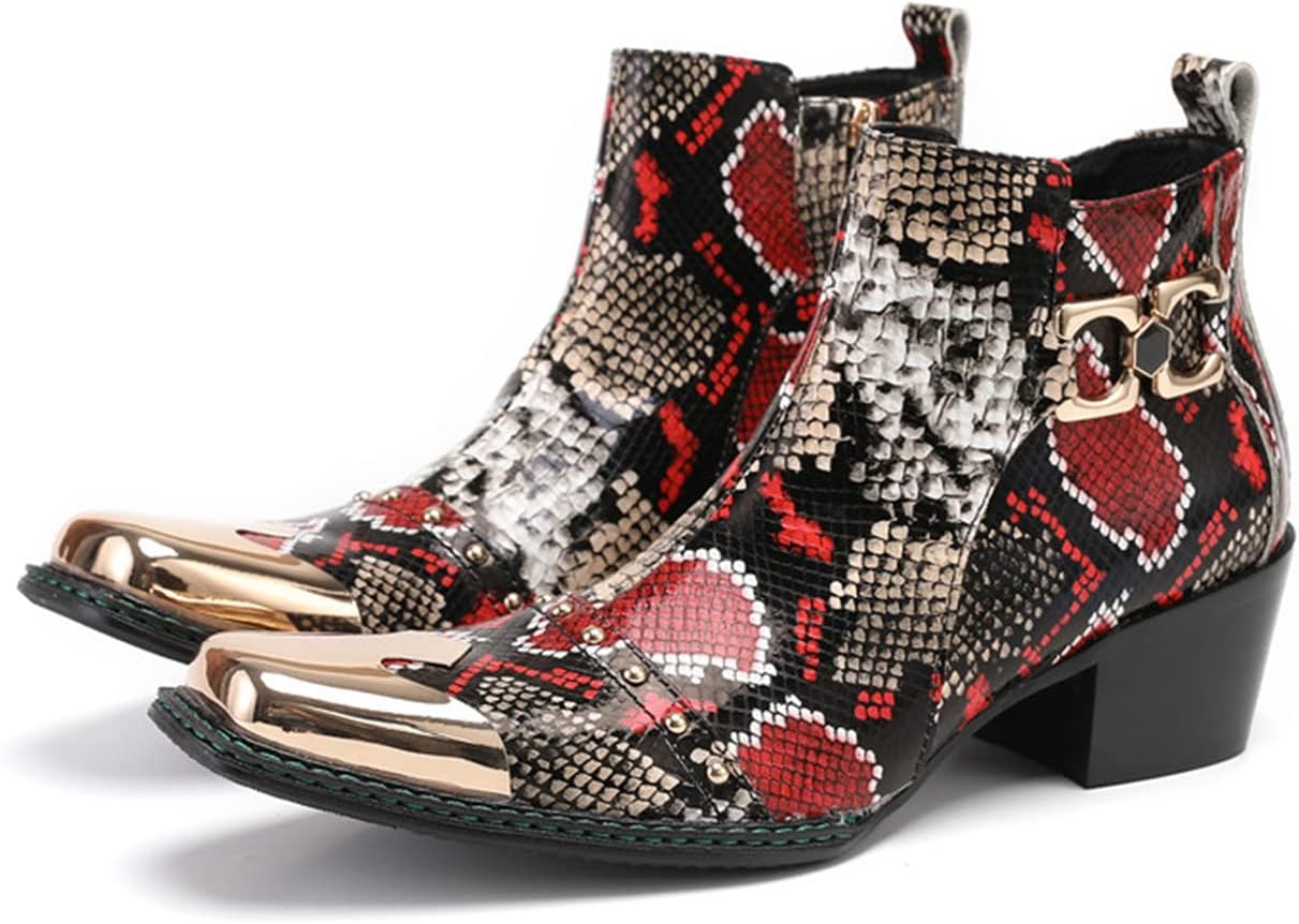 Мужские ботинки челси Santimon в стиле вестерн, кожаные, модные, белые, повседневные, с квадратным носком и металлическим наконечником
Мужские ботинки челси Santimon в стиле вестерн, кожаные, модные, белые, повседневные, с квадратным носком и металлическим наконечником