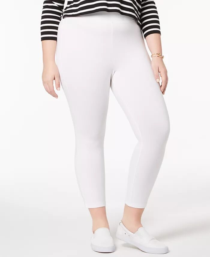 Женские леггинсы-капри Plus Hue, белый
Женские леггинсы-капри Plus Hue, белый