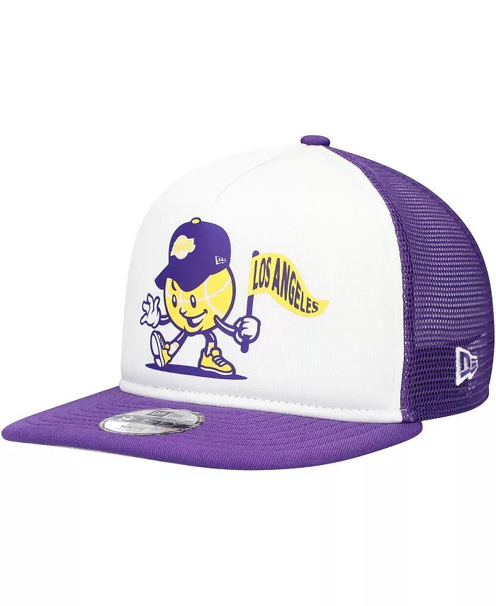 Кепка-талисман 9FIFTY Snapback для больших мальчиков и девочек, белая/фиолетовая, Los Angeles Lakers Court Sport New Era
Кепка-талисман 9FIFTY Snapback для больших мальчиков и девочек, белая/фиолетовая, Los Angeles Lakers Court Sport New Era