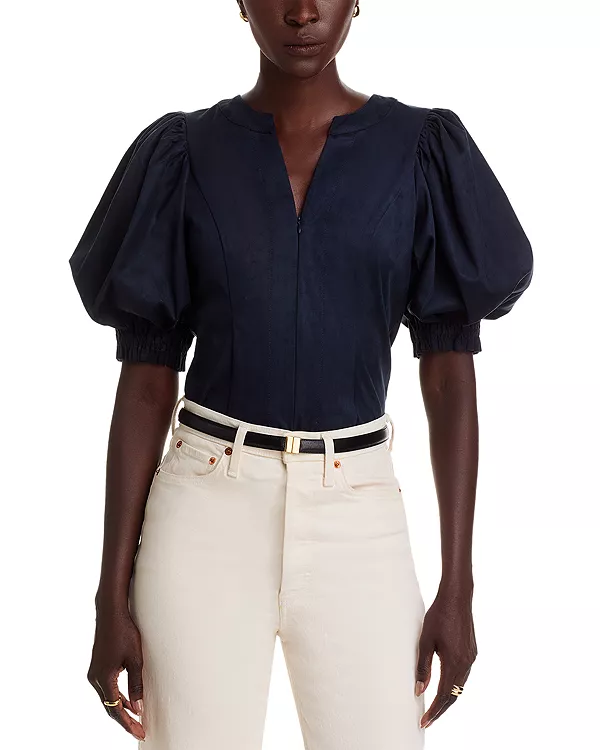 Топ из искусственной замши Stellah, синий
Топ из искусственной замши Stellah, синий