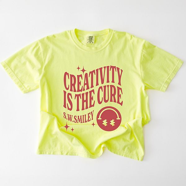 SWSmiley creativity is the cure - футболка с принтом, окрашенная в стиле garment dyed Simply Sage Market, Lemon
SWSmiley creativity is the cure - футболка с принтом, окрашенная в стиле garment dyed Simply Sage Market, Lemon