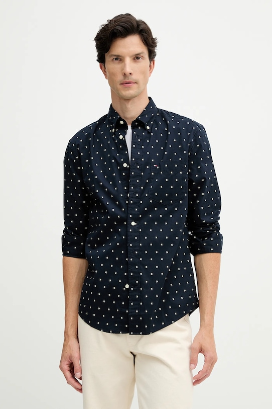 Хлопковая рубашка Tommy Hilfiger, темно-синий
Хлопковая рубашка Tommy Hilfiger, темно-синий