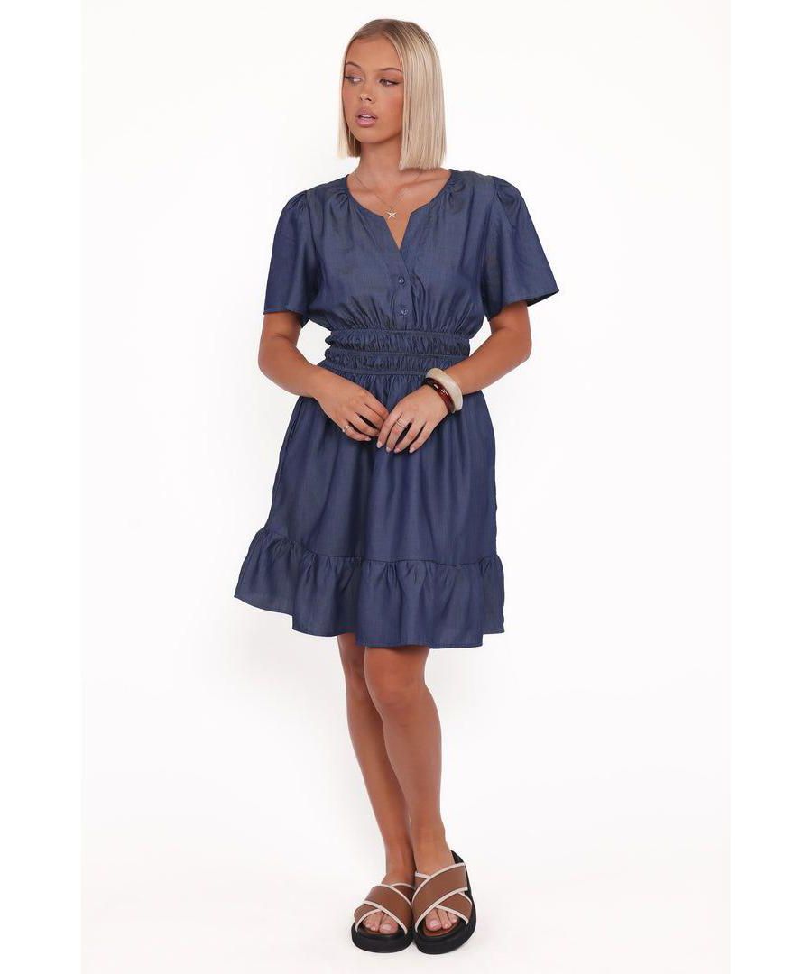 Женское мини-платье Morwenna - шамбре Petal and Pup, Chambray
Женское мини-платье Morwenna - шамбре Petal and Pup, Chambray