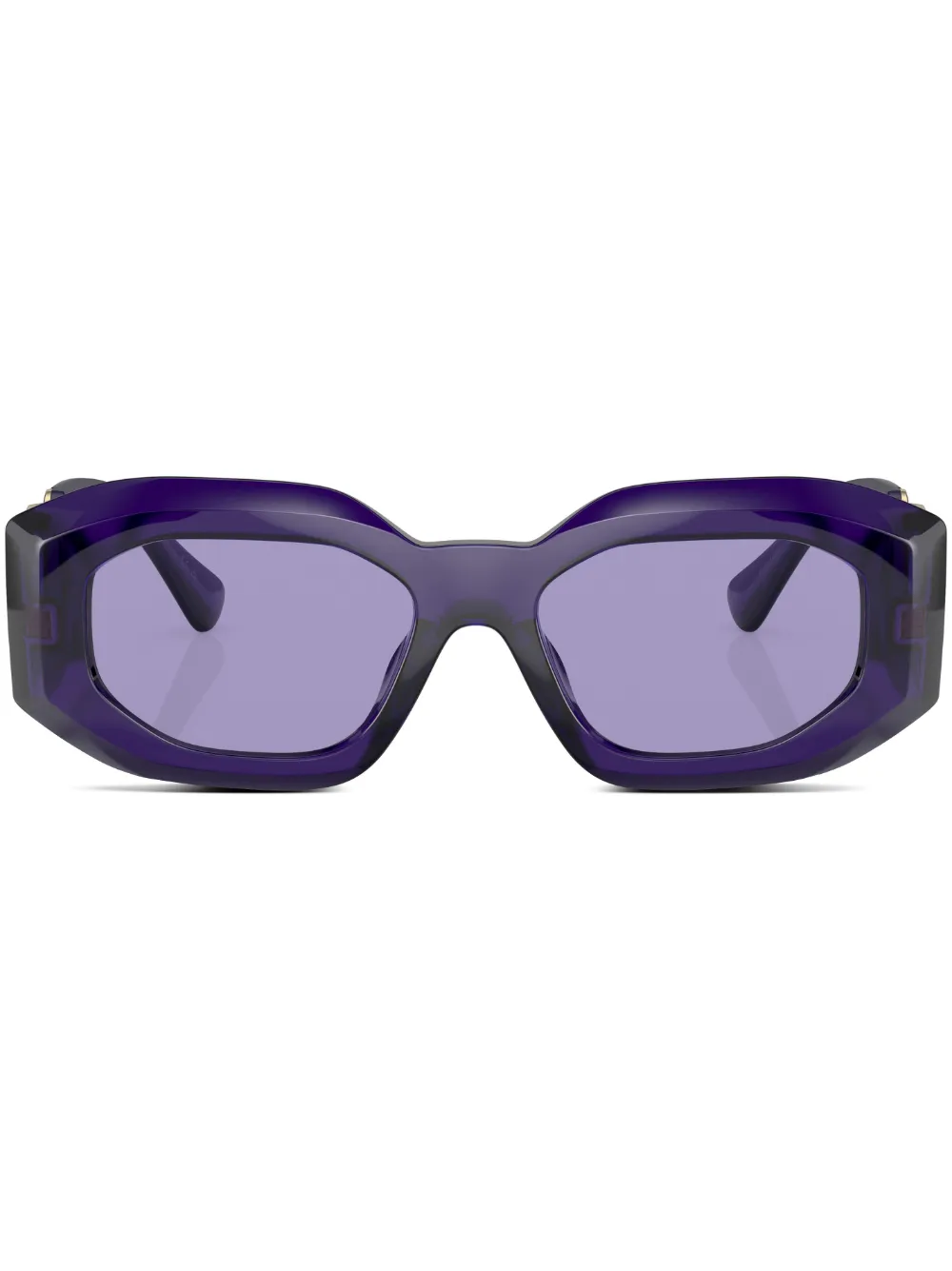 Солнцезащитные очки в геометричной оправе с логотипом Versace, фиолетовый
Солнцезащитные очки в геометричной оправе с логотипом Versace, фиолетовый