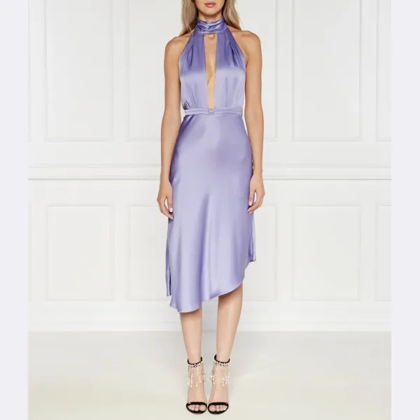 Атласное платье Elisabetta Franchi, фиолетовый
Атласное платье Elisabetta Franchi, фиолетовый