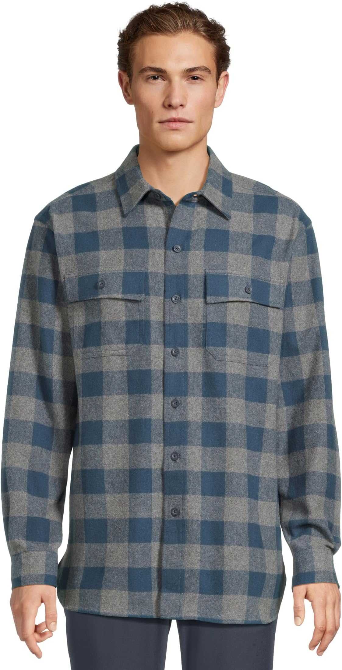 Мужская рубашка из замши в традиционную клетку L.L.Bean, Mariner Blue
Мужская рубашка из замши в традиционную клетку L.L.Bean, Mariner Blue