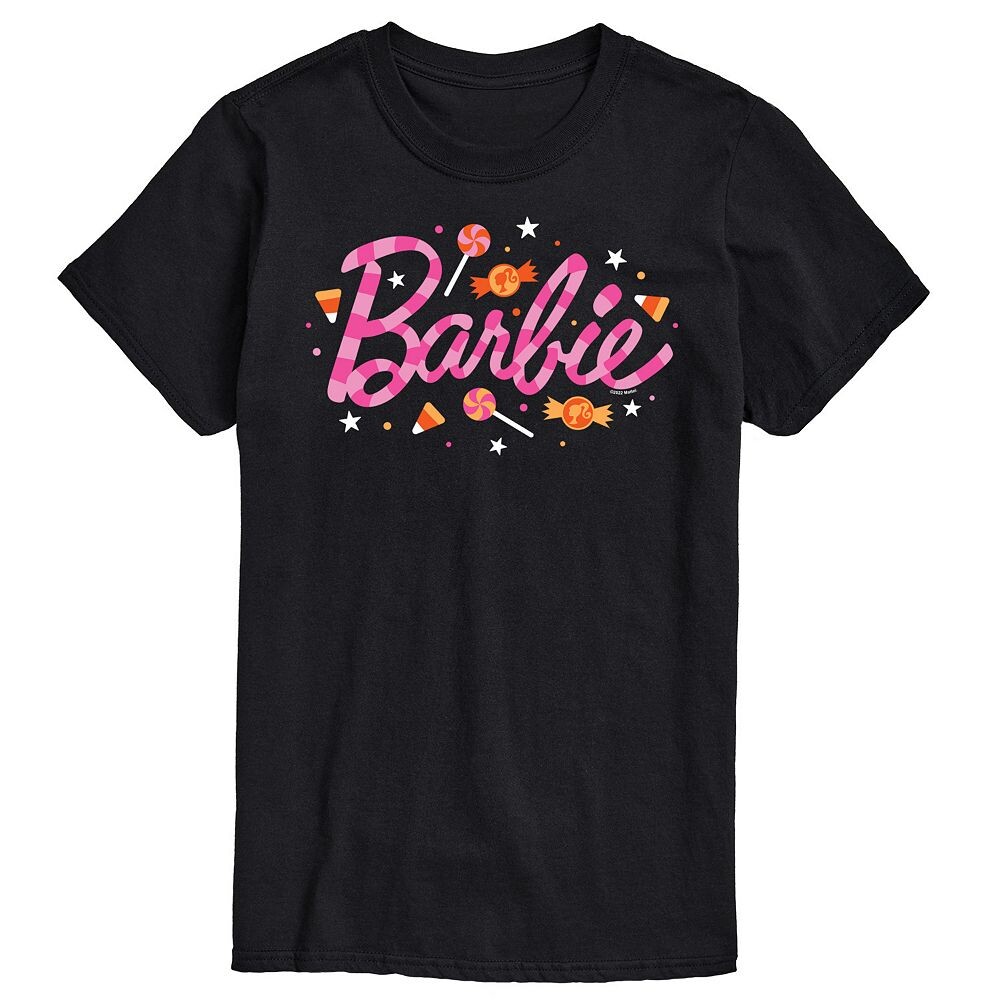Мужская футболка с графическим логотипом и логотипом Barbie Halloween Candy Licensed Character, черный
Мужская футболка с графическим логотипом и логотипом Barbie Halloween Candy Licensed Character, черный