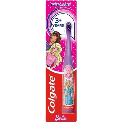 Детская зубная щетка Colgate на батарейках, разные цвета, Barbie 
Детская зубная щетка Colgate на батарейках, разные цвета, Barbie