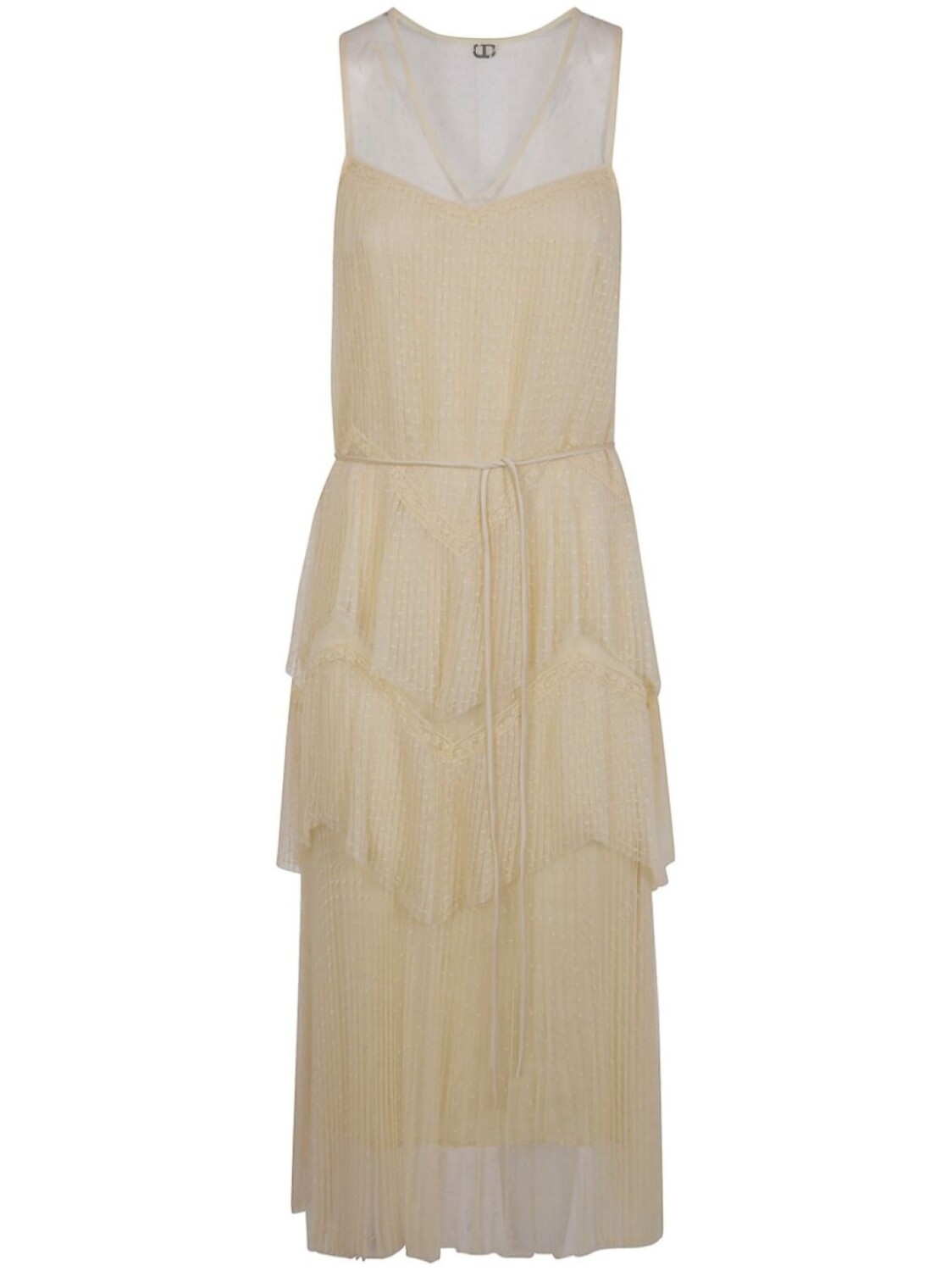 Платье миди TWINSET в стиле колор-блок, нейтральный
Платье миди TWINSET в стиле колор-блок, нейтральный