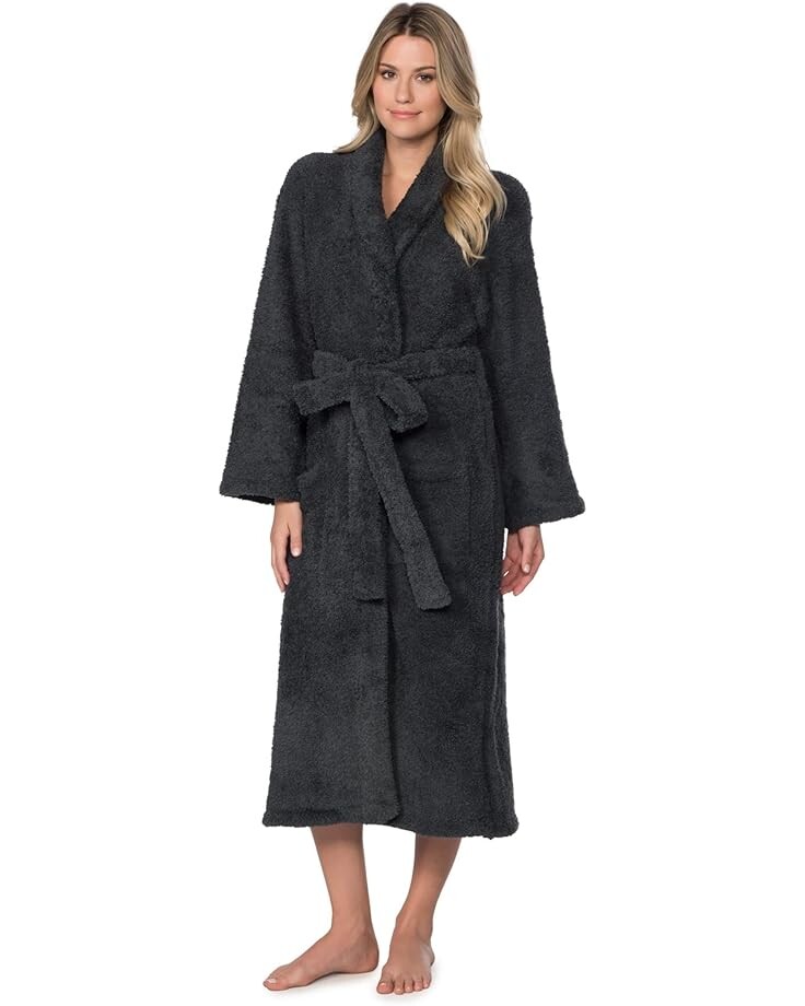Халат Barefoot Dreams CozyChic Robe, цвет Slate Blue 
Халат Barefoot Dreams CozyChic Robe, цвет Slate Blue