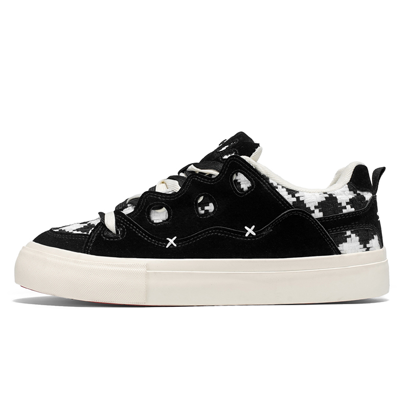 Мужские кроссовки для скейтбординга: легкие, износостойкие, дышащие и плотно облегающие Colorful Creations, Black White
Мужские кроссовки для скейтбординга: легкие, износостойкие, дышащие и плотно облегающие Colorful Creations, Black White