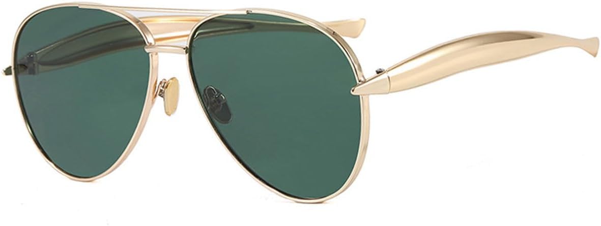 Модные солнцезащитные очки-авиаторы большого размера для женщин и мужчин, в ретро-стиле с металлической оправой и золотистым покрытием, в стиле Y2K Yoeuxet, Gold Frame-green Lens
Модные солнцезащитные очки-авиаторы большого размера для женщин и мужчин, в ретро-стиле с металлической оправой и золотистым покрытием, в стиле Y2K Yoeuxet, Gold Frame-green Lens