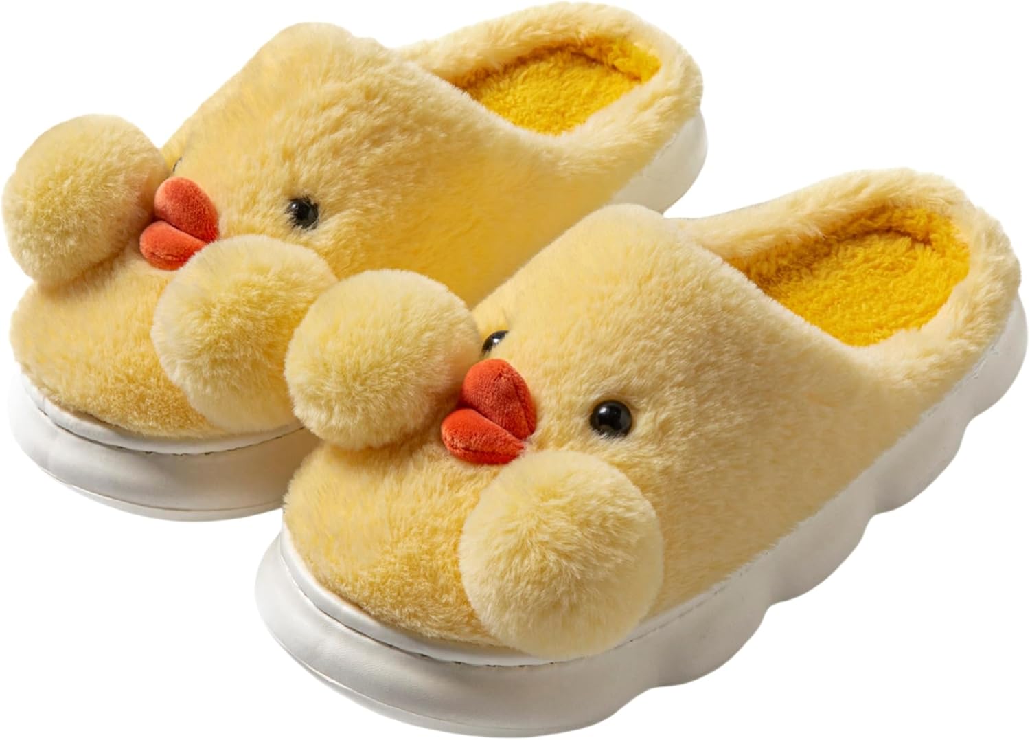 Женские и мужские милые домашние тапочки с уткой, пушистые, теплые, с нескользящей подошвой для дома Azchen, желтый
Женские и мужские милые домашние тапочки с уткой, пушистые, теплые, с нескользящей подошвой для дома Azchen, желтый