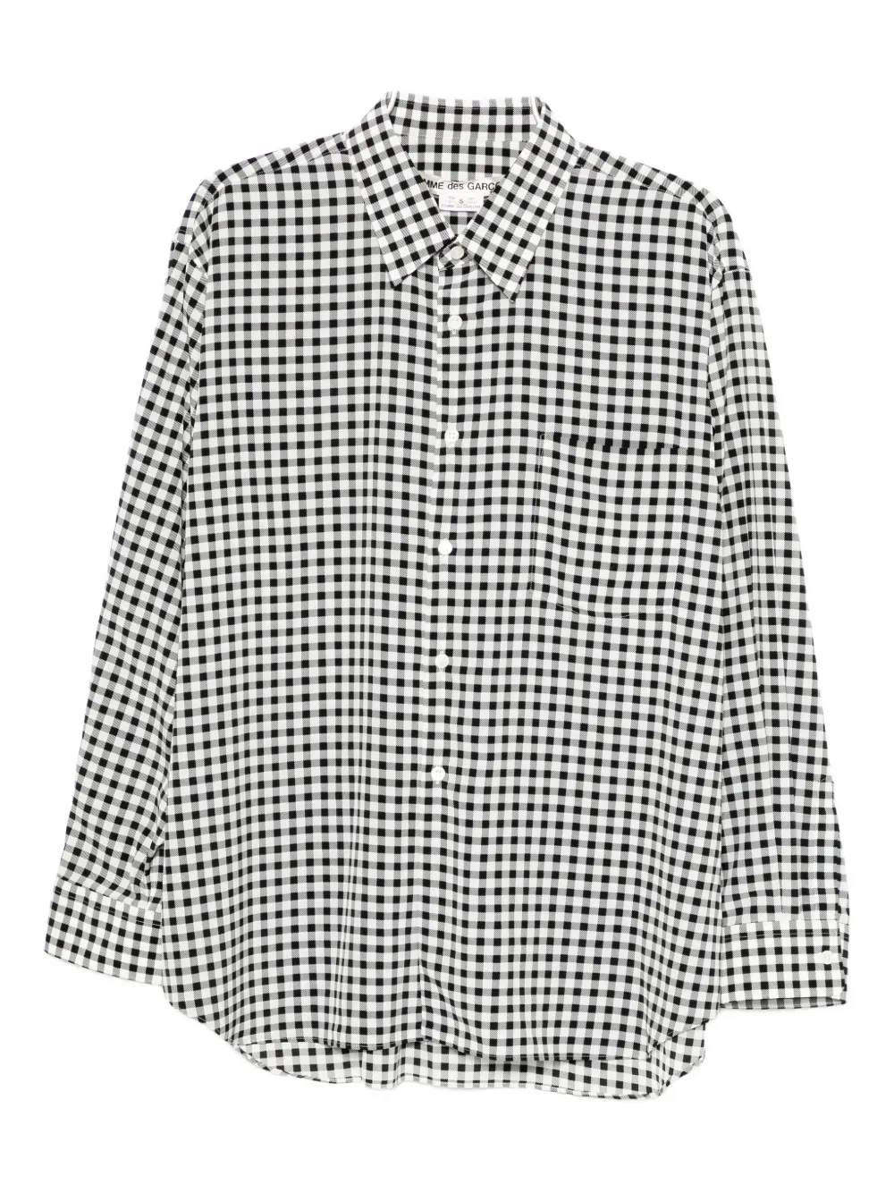 Клетчатая рубашка Comme Des Garcons, черный
Клетчатая рубашка Comme Des Garcons, черный