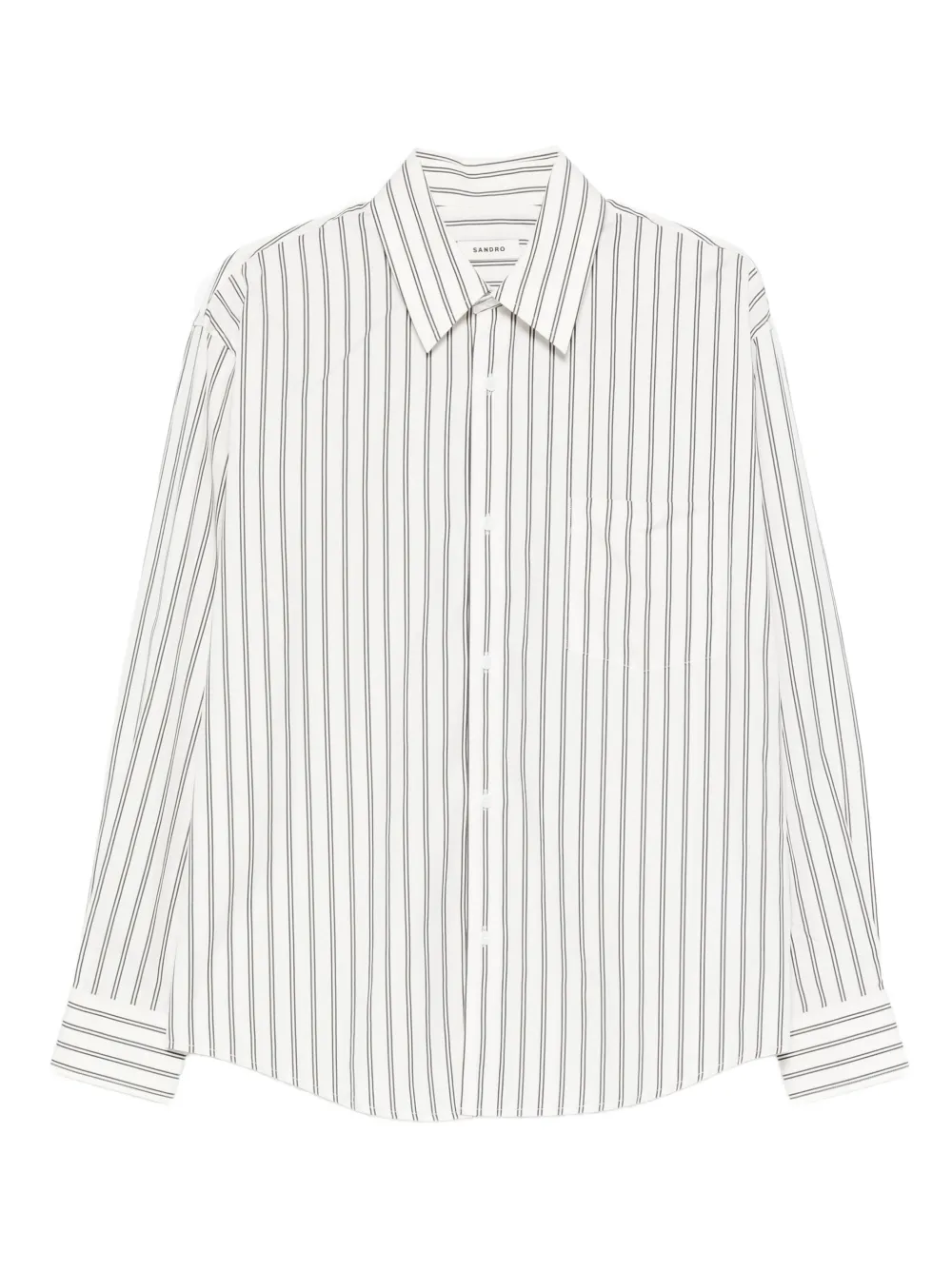 Полосатая рубашка Sandro, белый
Полосатая рубашка Sandro, белый