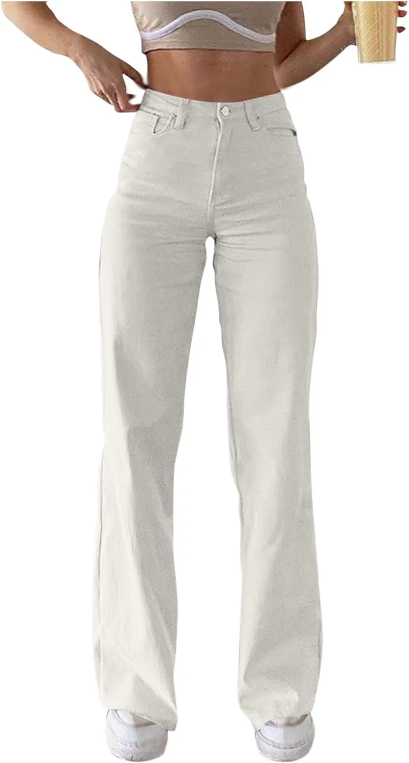 Джинсы женские High Waisted Straight Wide Leg с эффектом Tummy Control
Джинсы женские High Waisted Straight Wide Leg с эффектом Tummy Control