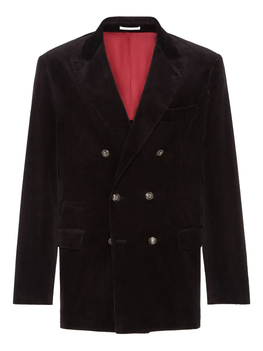 Двубортный вельветовый блейзер Brunello Cucinelli, черный
Двубортный вельветовый блейзер Brunello Cucinelli, черный