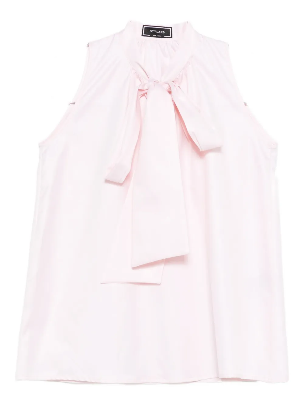 Топ без рукавов с бантом на горловине STYLAND, розовый
Топ без рукавов с бантом на горловине STYLAND, розовый