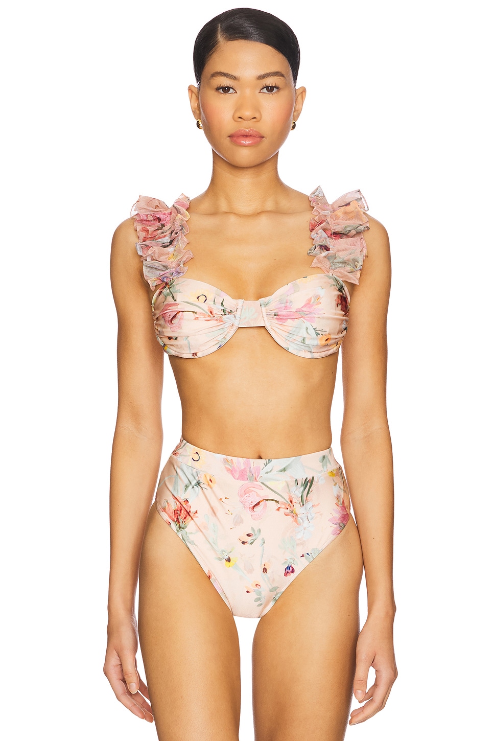 Бикини-топ с рукавами "бабочка" и узором в виде лилий Patbo, orange
Бикини-топ с рукавами "бабочка" и узором в виде лилий Patbo, orange