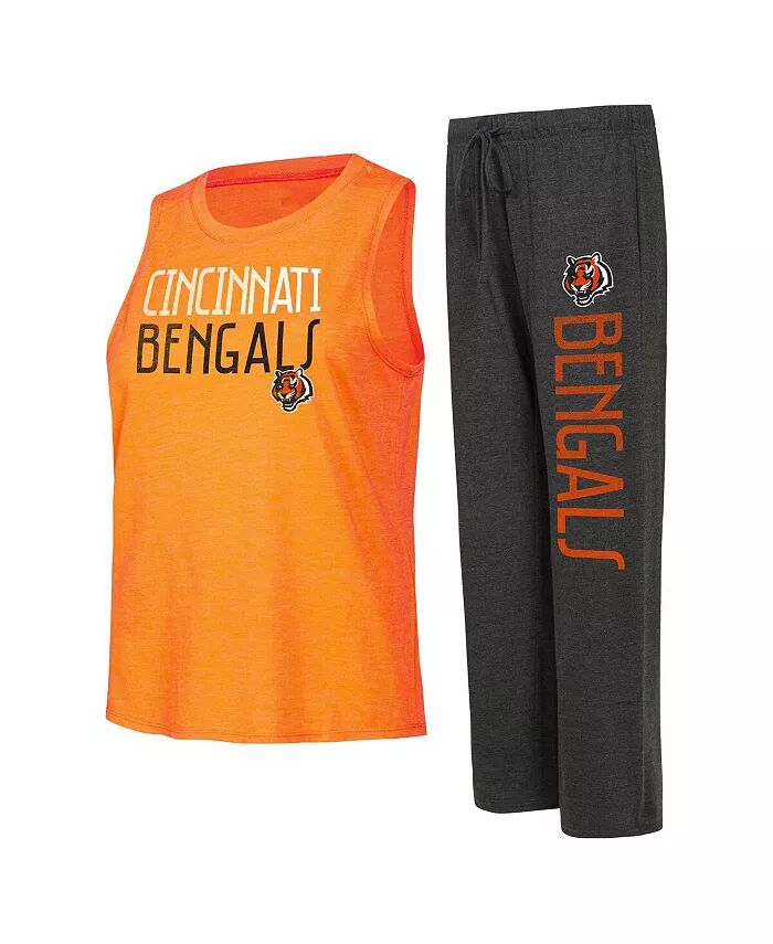 Женский черный, оранжевый состаренный комплект Cincinnati Bengals Muscle майка и брюки для отдыха Concepts Sport
Женский черный, оранжевый состаренный комплект Cincinnati Bengals Muscle майка и брюки для отдыха Concepts Sport