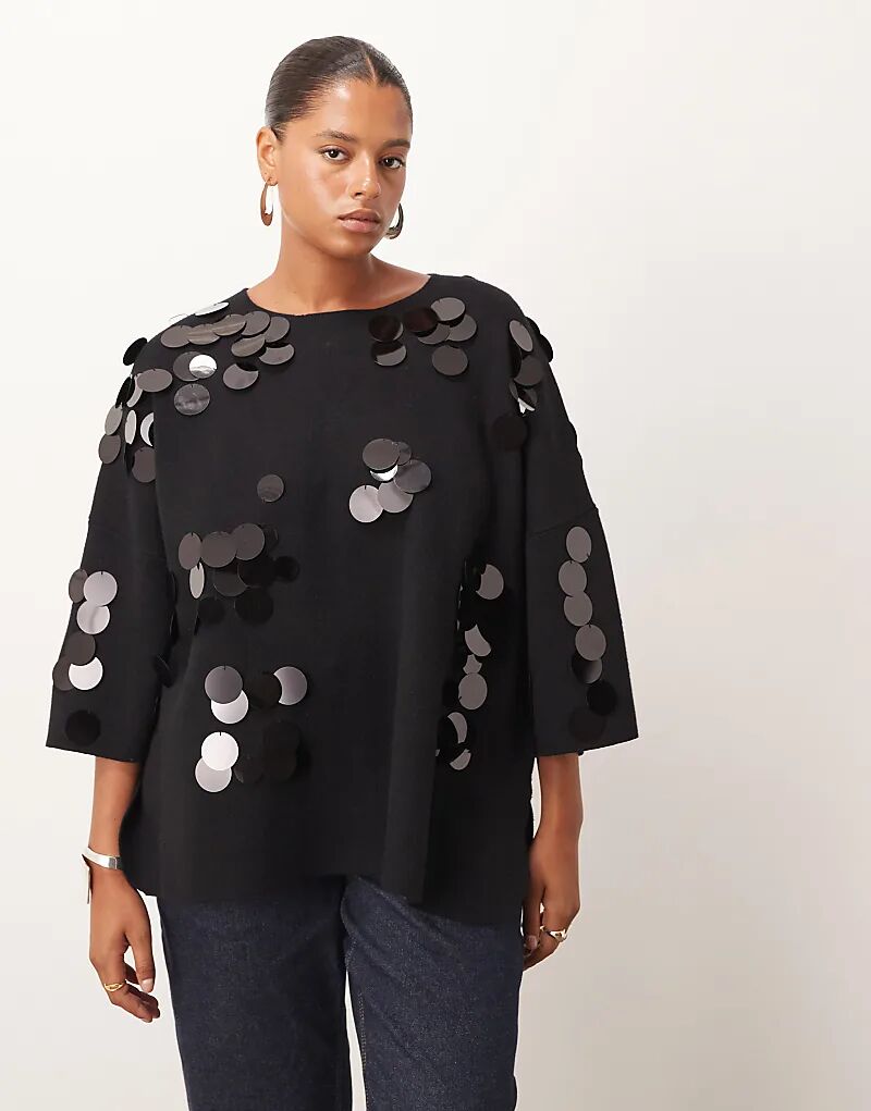 Футболка с пайетками ARRANGE Curve, компактная трикотажная дисковая
Футболка с пайетками ARRANGE Curve, компактная трикотажная дисковая