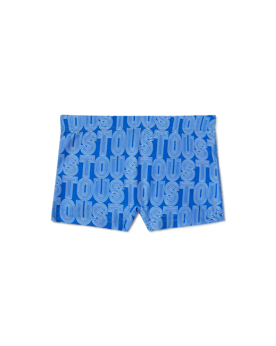 Детские плавки-боксеры для мальчика с линейным логотипом Tous, синий
Детские плавки-боксеры для мальчика с линейным логотипом Tous, синий